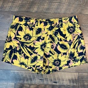 J.Crew Floral Linen Shorts